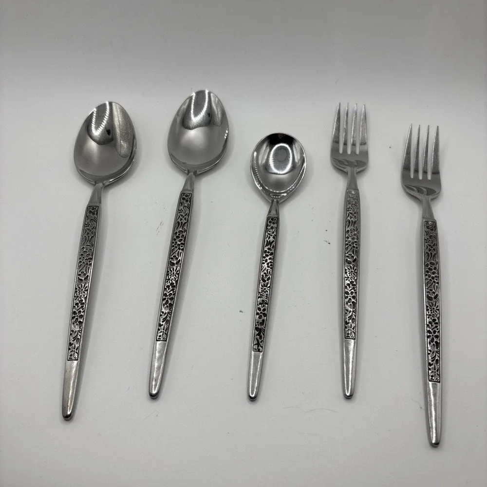 Stanley Roberts Stainless Flatware Soup Sugar Spoons Dinner Forks MARTEZ Japan